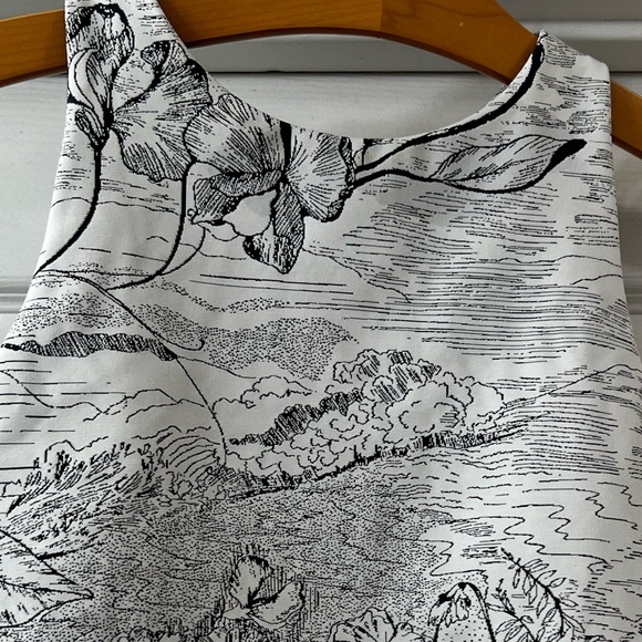 NWT Athltea Conscious Crop Bra A-C Tank White Black Design - Picture 3 of 6